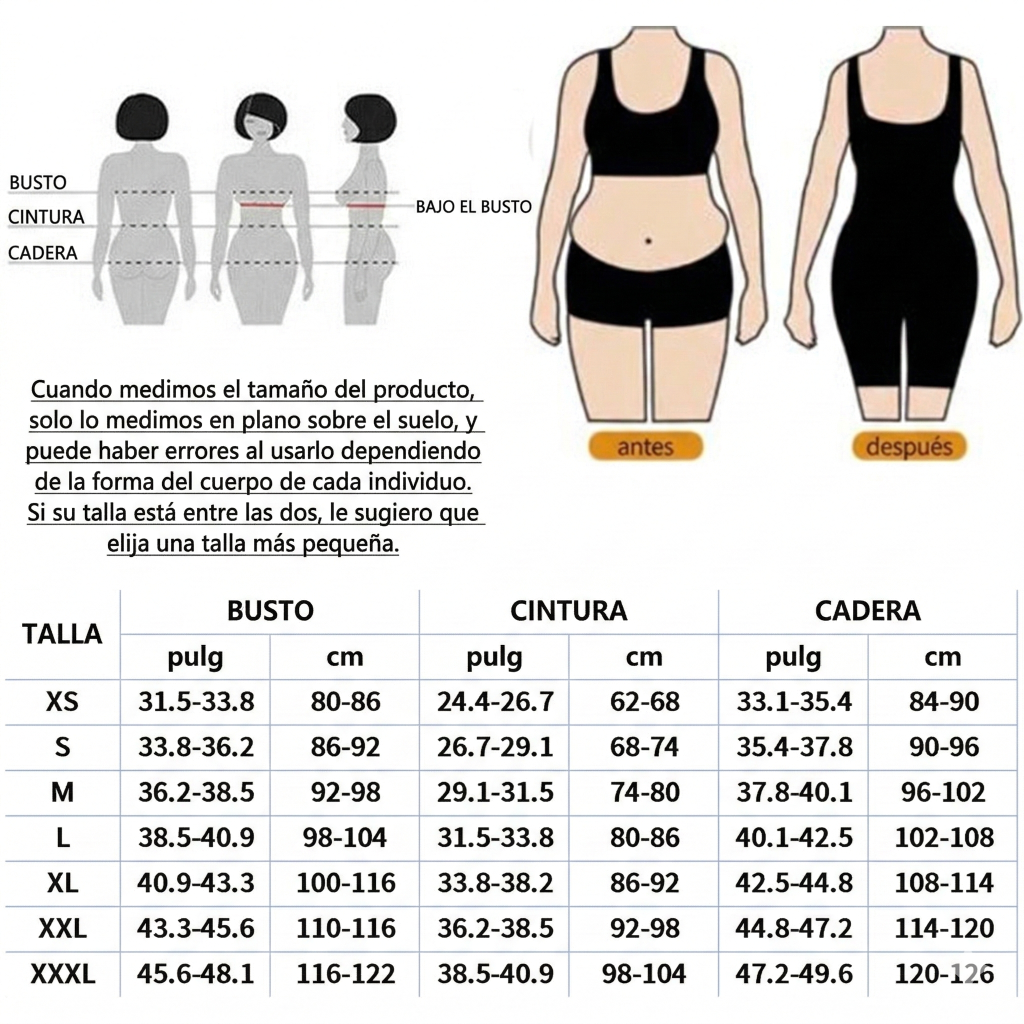 Faja Moldeadora 3 en 1 | Anti-Rollo | Control Abdomen | Levanta Glúteos